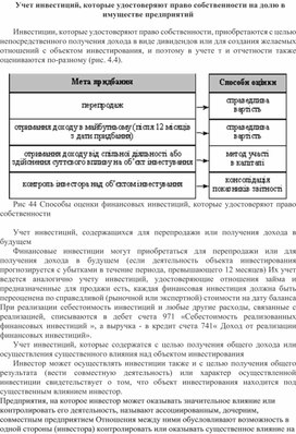 Обложка для материала Учет инвестиций, которые удостоверяют право собственности на долю в имуществе предприятий