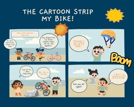 The cartoon strip my bike