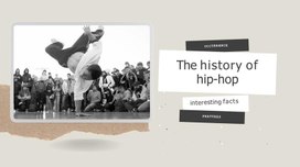 Презентация на тему "The history of hip-hop"