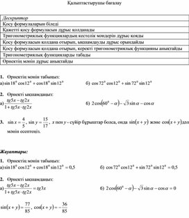Обложка для материала Қосымша 4