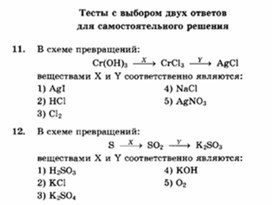 Обложка для материала ЕГЭ._Химия._тестовые задания