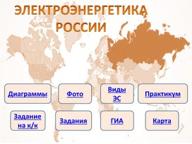 ТЭК. Электроэнергетика. Географические проблемы и перспективы развития