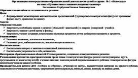 Организация НОД детей в группе  № 1 «Непоседы» по теме: «Путешествие в занимательную математику»