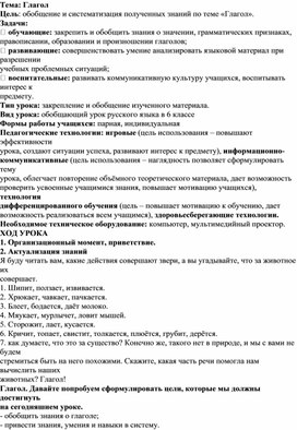 Обложка для материала Разработка урока по русскому языку