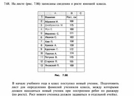 Материал по информатике