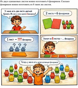 Обложка для материала Комикс к задаче 3 класс