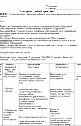 Подготовка и порядок работы с выпрямителем