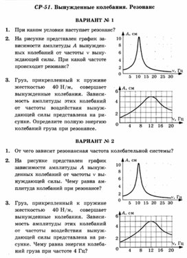 Обложка для материала Уроки по физике самостоятельная работа для 10 классов