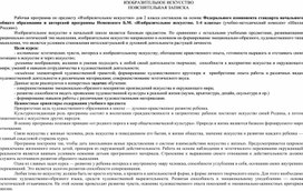 Обложка для материала урок изо планирование