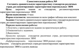 Обложка для материала Самостоятельная работа по теме Составить сравнительную характеристику