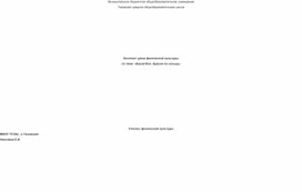 Разработка урока физической культуры по теме «Баскетбол. Броски по кольцу