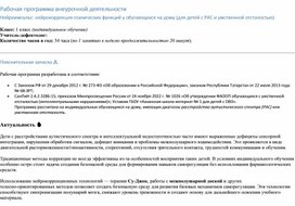 Обложка для материала «Нейроимпульс»  нейрокоррекция психических функций у обучающихся на дому (для детей с РАС и умственной отсталостью)