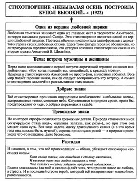 Обложка для материала Материал к урокам по русской литературе