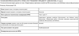 Обложка для материала Технологическая карта урока по биологии 7 класс.Тема" Семейство Бобовые класс Двудольные"