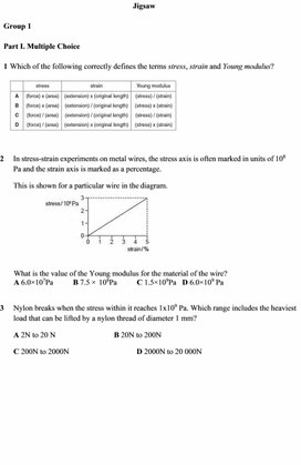 Обложка для материала Mechanical properties of the solid bodies Jigsaw