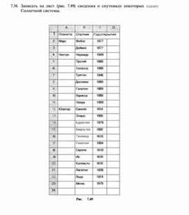 Обложка для материала Электронная таблица Microsoft Excel