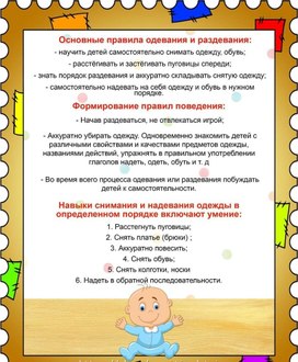 Обложка для материала основные правила одевания