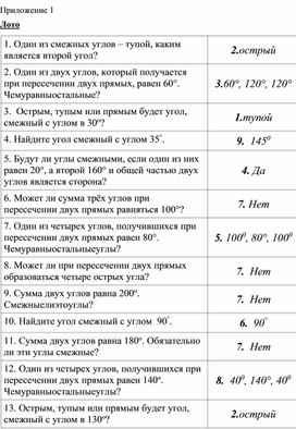 Обложка для материала Приложение 1_Лото