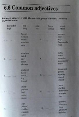 Раздаточный материал по английскому языку ( 5-6 класс)