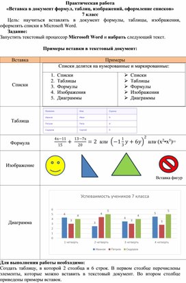 Обложка для материала Практическая работа