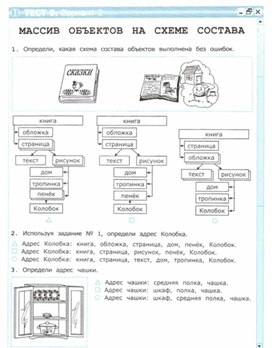 Обложка для материала тест по информатике для  4 кл