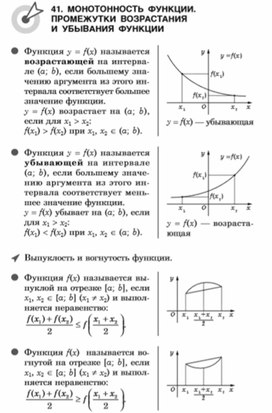 Материал по математике