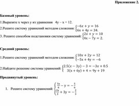 Обложка для материала 13. Дидактический материал. Приложение 2. Вариант 2