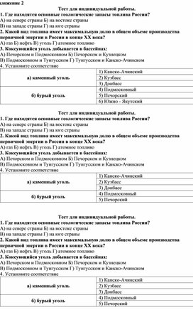 Тема урока: ТЭК. Электроэнергетика. Географические проблемы и перспективы развития