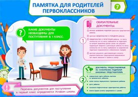 Обложка для материала памятка