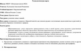 Обложка для материала Красная книга 2 класс