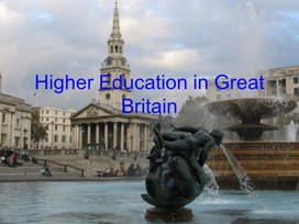 Higher Education in Great Britain