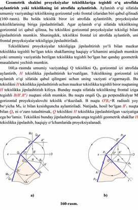 Обложка для материала Geometrik shaklni proyeksiyalar tekisliklariga