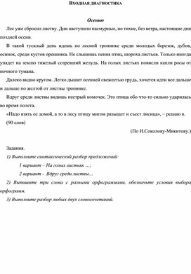 Обложка для материала Контрольно-измерительные материалы по русскому языку. 6 класс