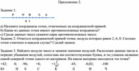 Обложка для материала 29. Модуль числа. Приложение 2. Вариант 2