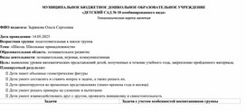 Обложка для материала Технологическая карта "Школа. Школьные принадлежности" (элементарные математические представления)