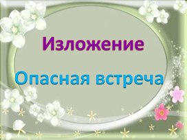 Обложка для материала опасная встреча 27 слов