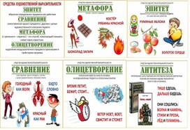 Средства речевой выразительности (карточки)