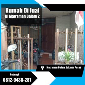 Обложка для материала DI PUSAT KOTA! WA 0812-9436-287  Info Rumah Murah Harga 1,2 M Di Matraman Dalam Jakarta Pusat