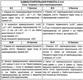 Обложка для материала Геометрия в таблицах. 10-11кл_контрольная работа