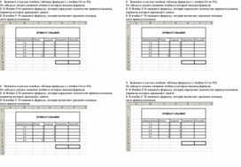 Обложка для материала Табличный процессор Microsoft Excel