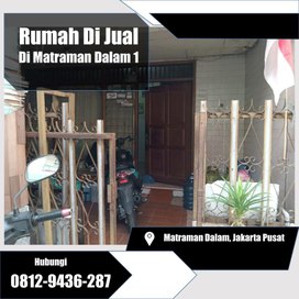 Обложка для материала CALL 0812-9436-287 Dijual Rumah Jakarta Pusat Akses 24 Jam Matraman Dalam