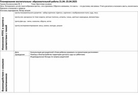 Обложка для материала Календарно-тематическое планирование. Тема недели: цветочная полянка.