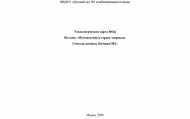 Обложка для материала НОД по развитию лексико-грамматических категорий и связной речи «Путешествие в страну здоровья» с применением нейропсихологического подхода.