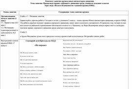 Обложка для материала Конспект занятия кружка юных инспекторов движения