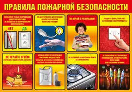 Обложка для материала правила пожарной безопасности