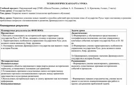 Обложка для материала Технологическая карта урока окружающего мира в проблемной технологии