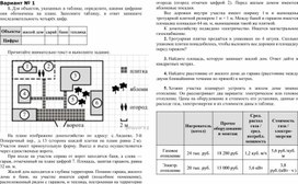 Самостоятельная работа по математике в форме ОГЭ