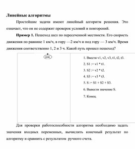 Обложка для материала Линейные алгоритмы