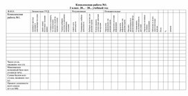 Обложка для материала бланк для записи итогов комплексной работы №1. 2 класс