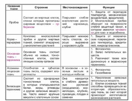 Обложка для материала Биология в таблицах